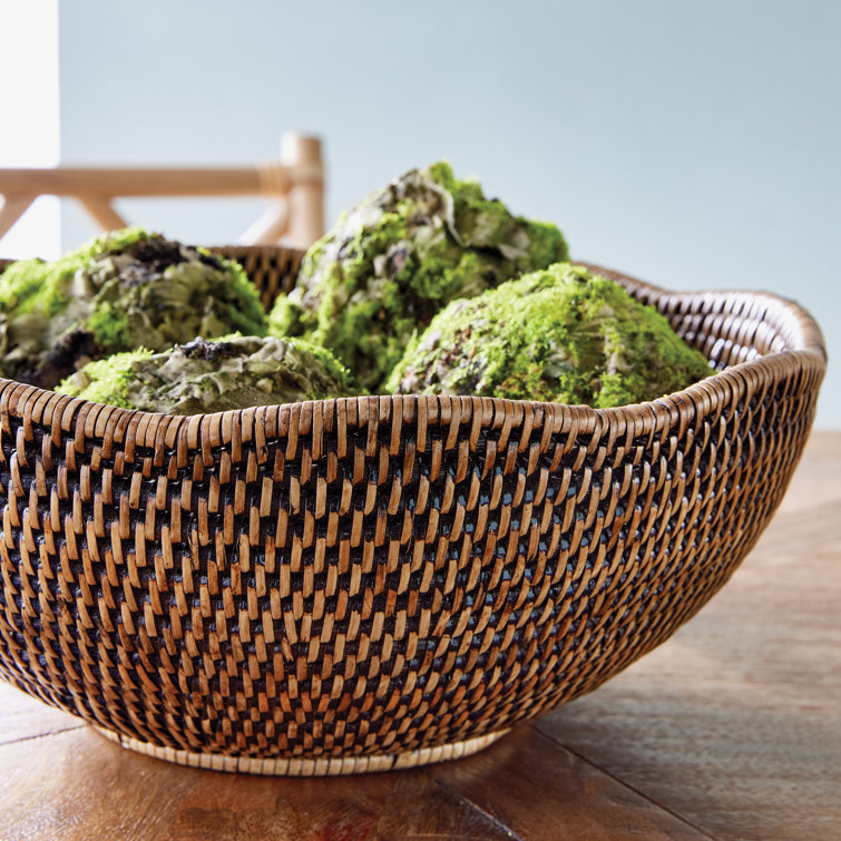 Bay Isle Home Aliber Handmade Rattan Decorative Bowl Wayfair Canada